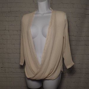 Banana Republic - Peach Sheer, Crossover Wrap